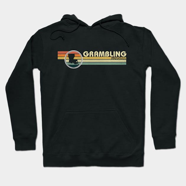 Grambling Louisiana vintage 1980s style Hoodie by LuLiLa Store